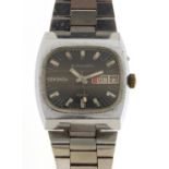 Sekonda, vintage Sekonda automatic gentlemen's wristwatch with day/date aperture, the case