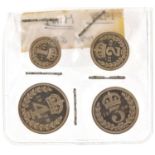 Elizabeth II 1958 Maundy coin set