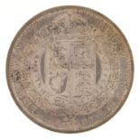 Victorian 1887 half crown