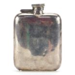 G & J W Hawksley, George VI silver hip flask, Sheffield 1941, 10.5cm high, 96.5g