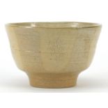 Ray Finch studio pottery tea bowl, impressed personal mark to the base, 12cm in diameter
