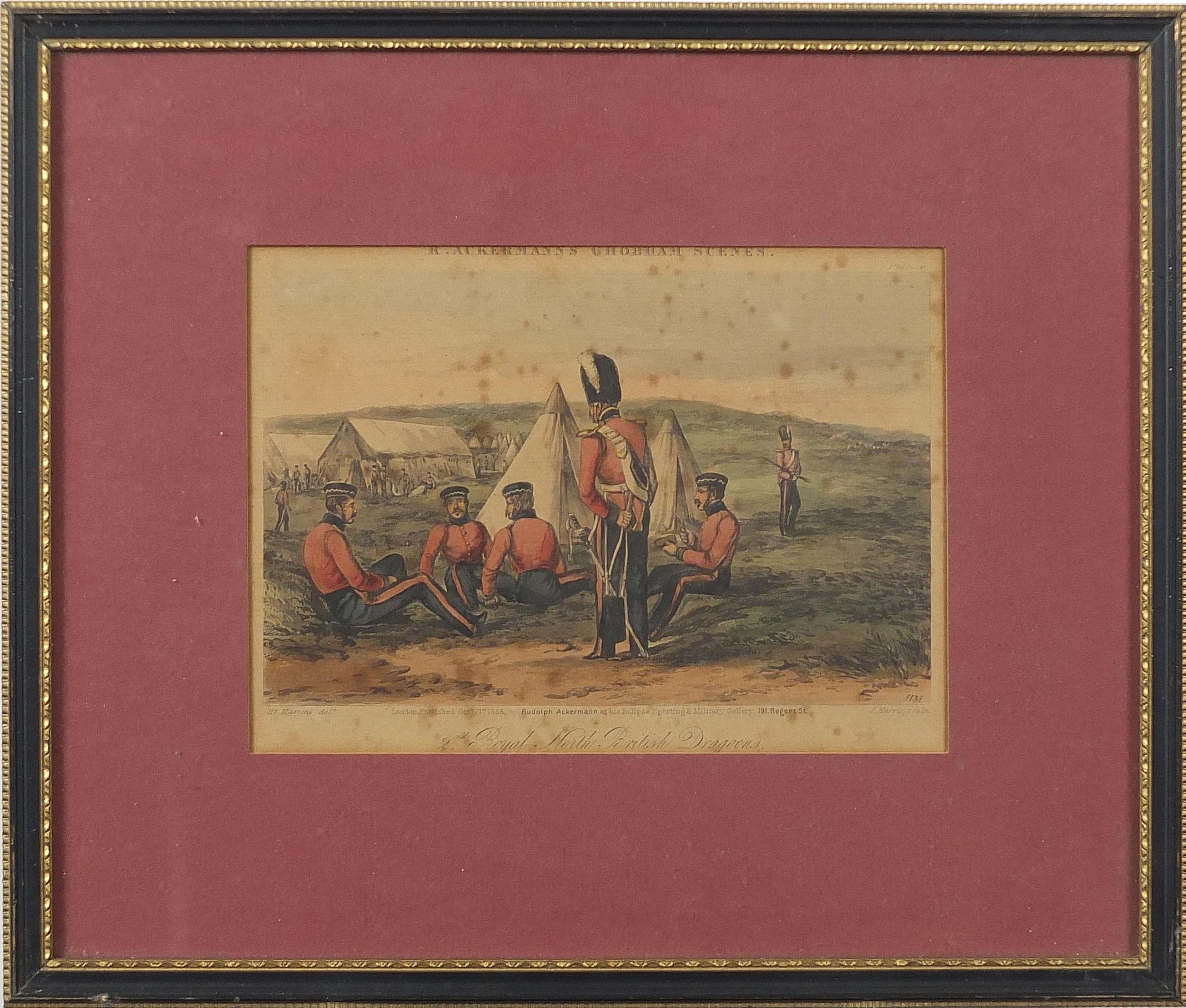 After Henry Martens - Five 19th century military interest prints in colour including 1st Life Guards - Bild 4 aus 11