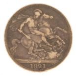 George IV 1821 silver crown