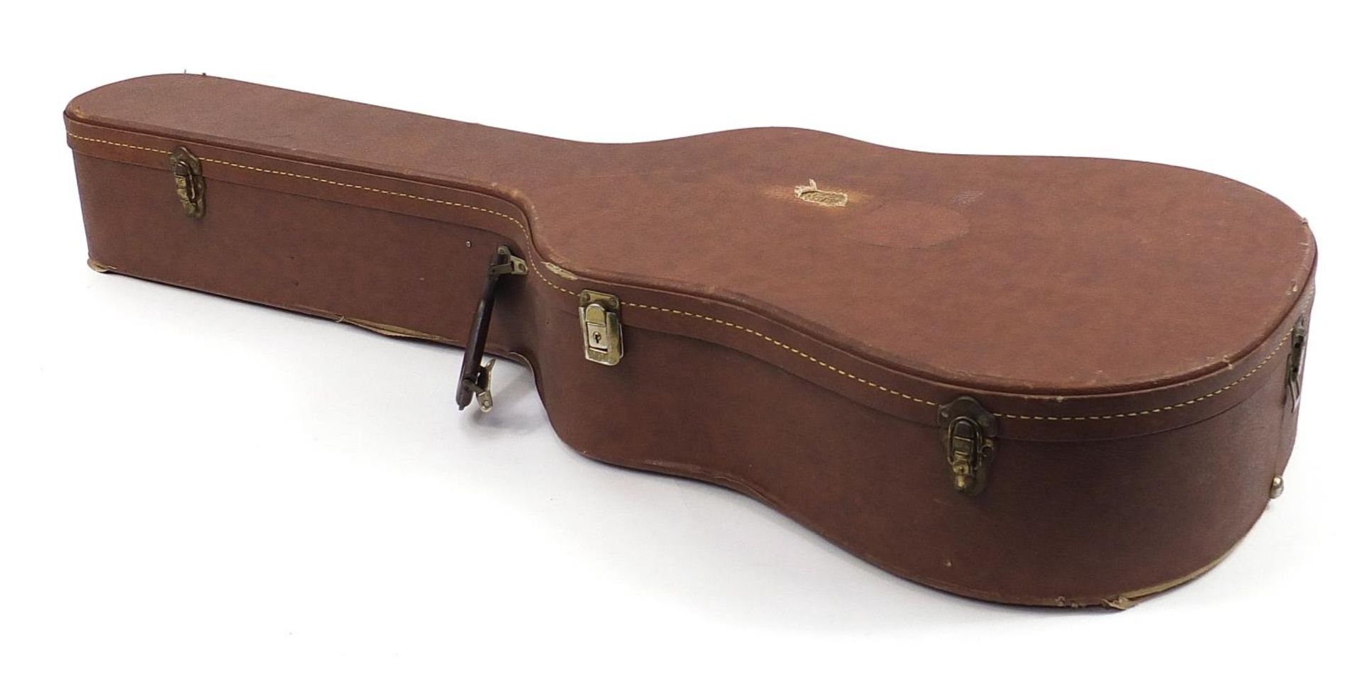 Hoyer, German wooden twelve string acoustic guitar with protective carry case - Image 6 of 6