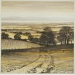 Kathleen Caddick - View of the Estuary, pencil signed print in colour, limited edition 3/150,