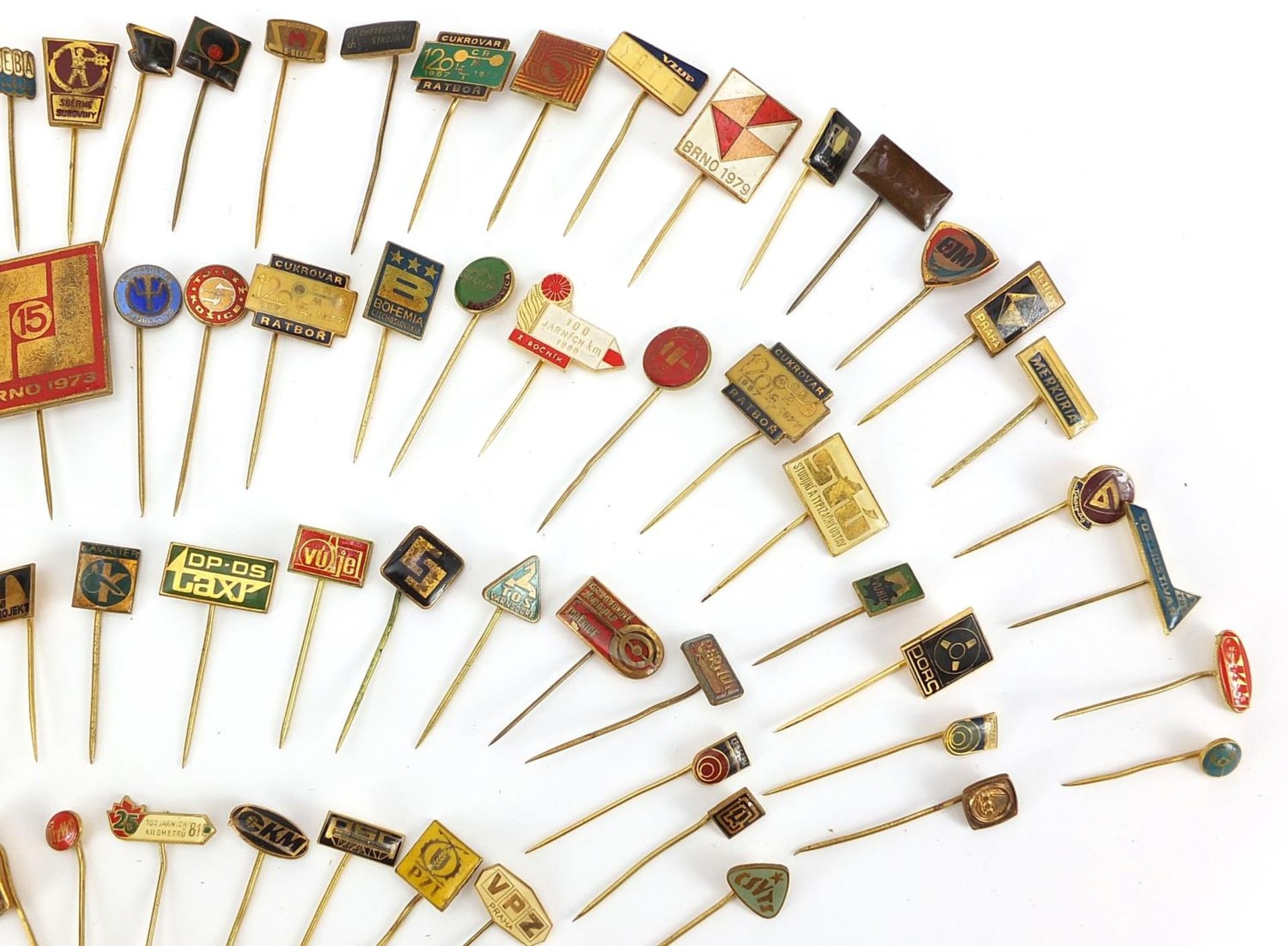 Collection of foreign stickpins, mostly enamelled - Image 3 of 4
