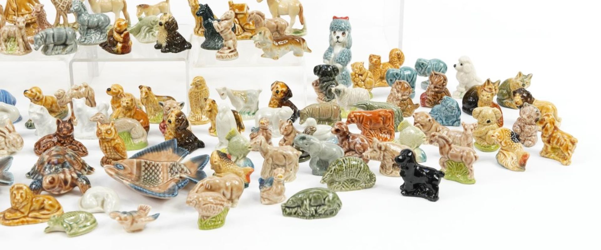 Large collection of Wade Whimseys, figures and Post Office butter dish, the largest 15cm wide - Image 5 of 5