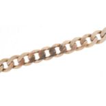 Heavy silver gate bracelet, stamped 925, 21.5cm in length, 60.7g