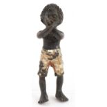 Miniature cold painted bronze picaninny, 3.5cm high