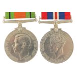 British military World War II medal pair