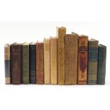 Antique and later hardback books including Tanglewood Tales by Nathanial Hawhorne, Sintram and his