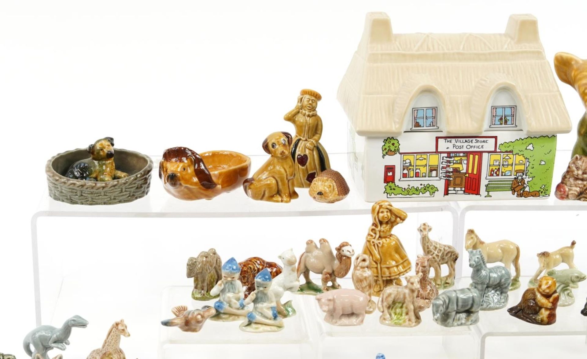 Large collection of Wade Whimseys, figures and Post Office butter dish, the largest 15cm wide - Image 2 of 5