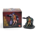The Dark Knight Returns Batman and Robin collectable figure with box by D C Direct, limited