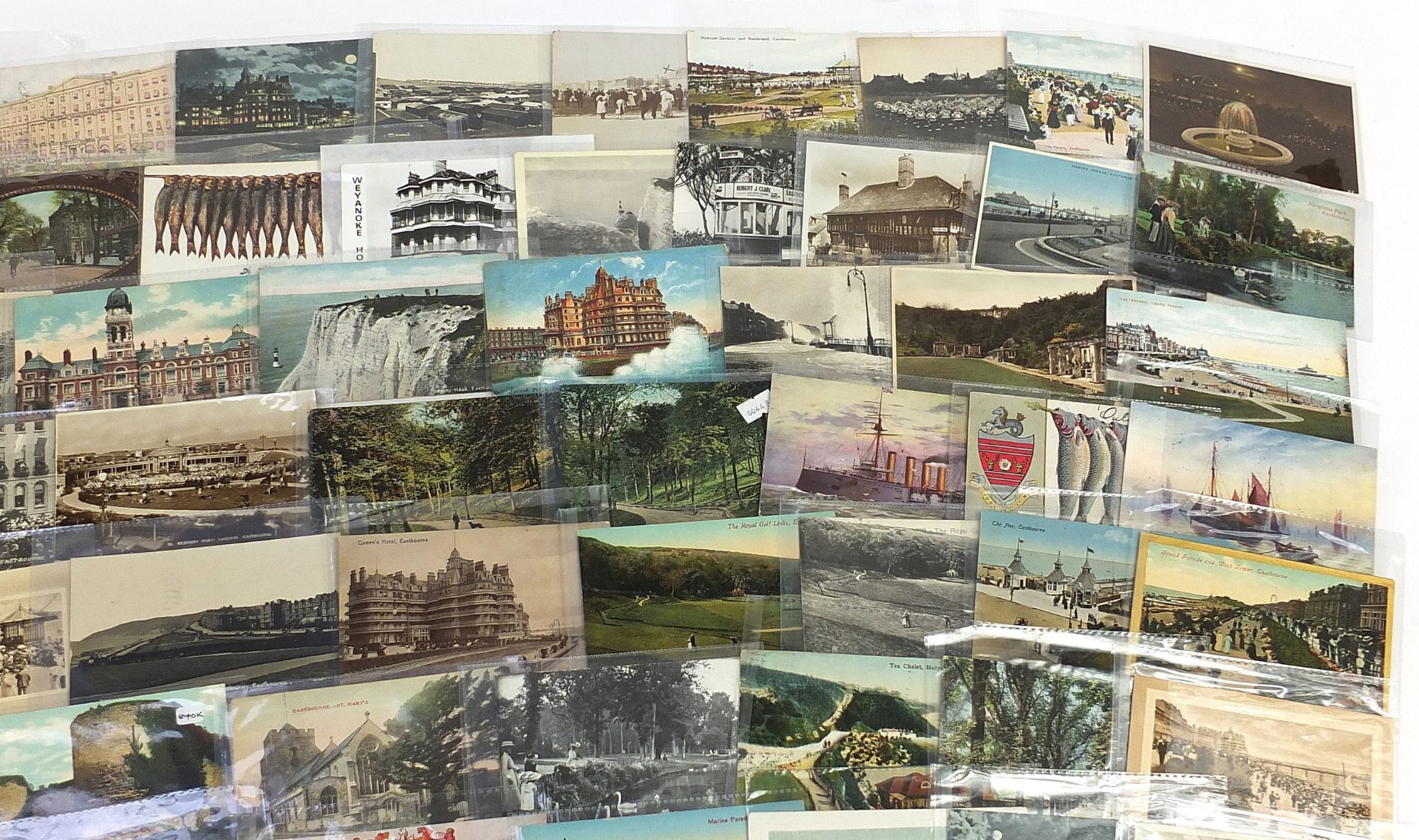 Collection of Eastbourne related postcards including Beachy Head, Royal Parade and Wish Tower - Image 4 of 7