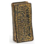 The Psalms of David in Metre, early 18th century leather bound hardback book, published Edinburgh