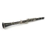 Intermusic five piece clarinet with fitted case, 60cm in length