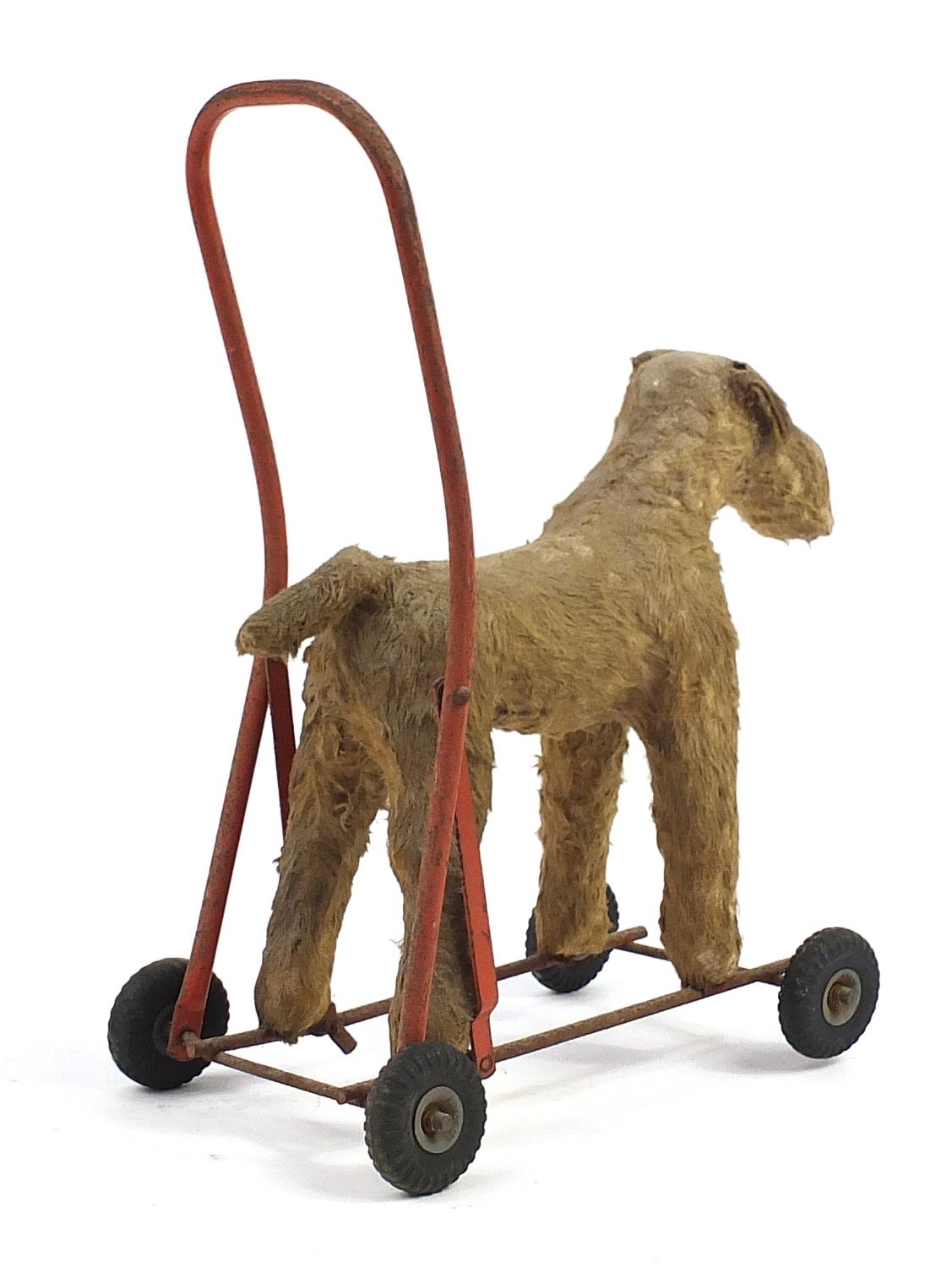 Vintage push-along child's toy dog by International Model Aircraft Ltd, 52cm high - Image 2 of 5