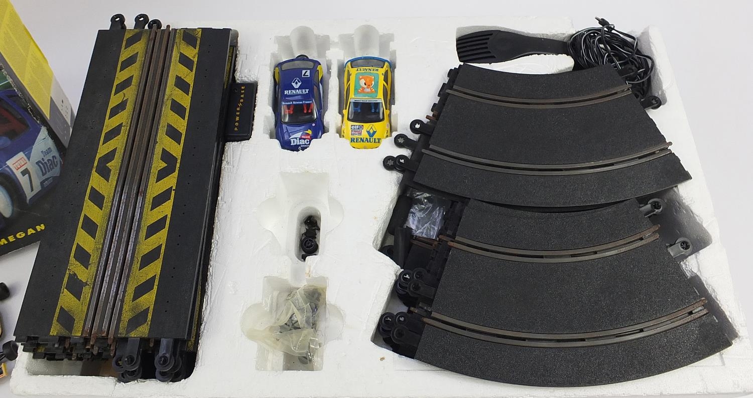 Scalextric World Rallye racing set with box together with three other Scalextric cars and two - Image 3 of 3