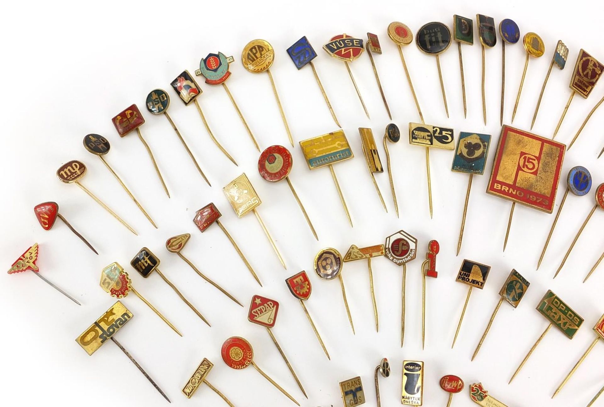 Collection of foreign stickpins, mostly enamelled - Image 2 of 4