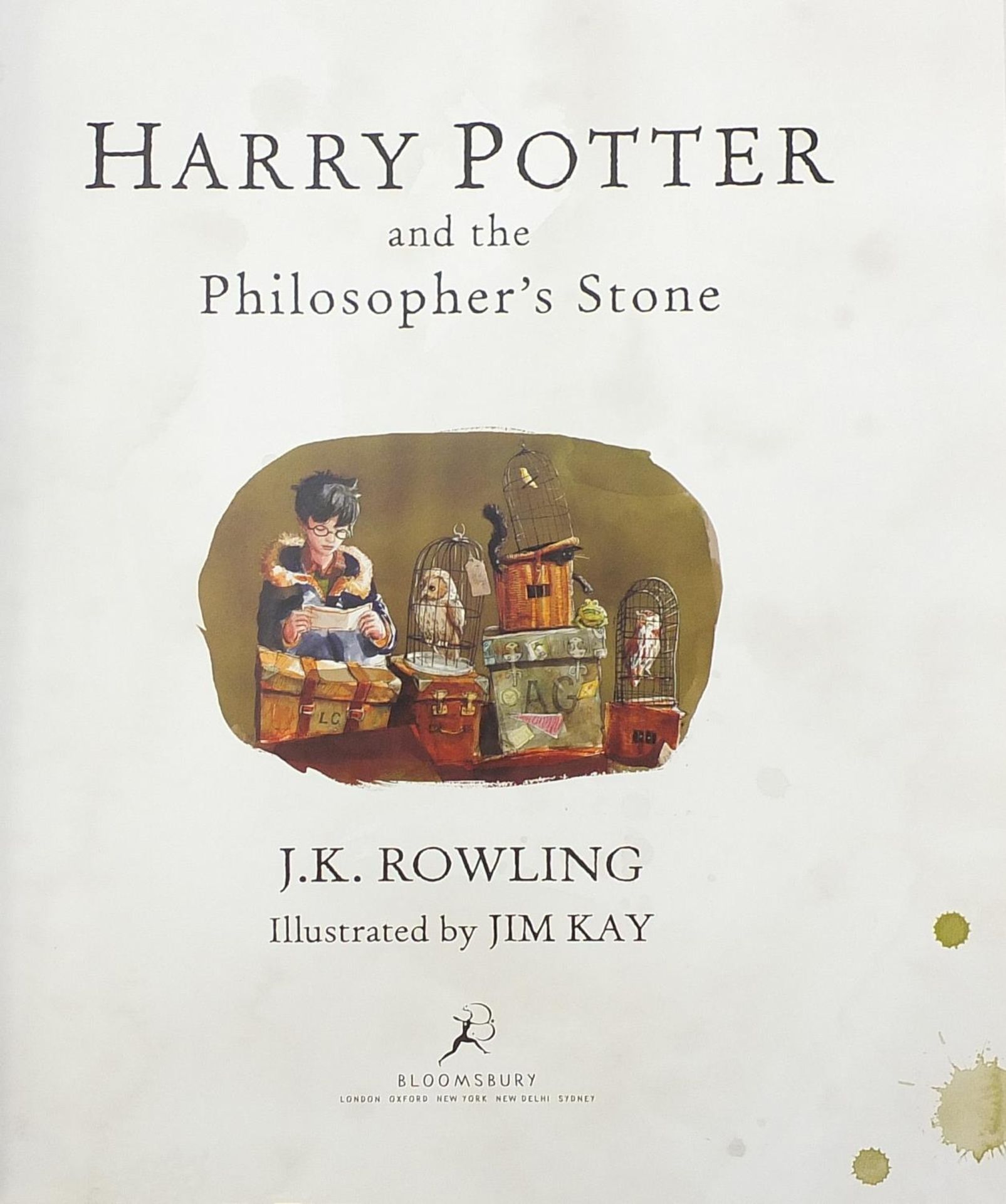 Four Harry Potter hardback books published by Bloomsbury, by J K Rowling and illustrated by Jim Kay - Image 2 of 4