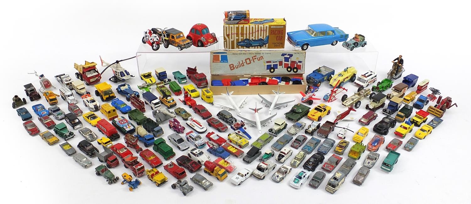 Vintage and later diecast vehicles including Matchbox and Corgi