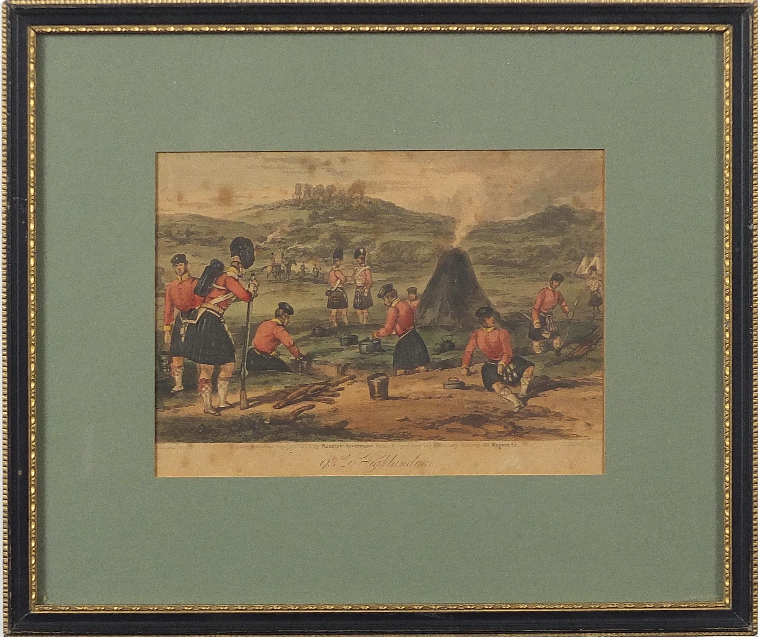 After Henry Martens - Five 19th century military interest prints in colour including 1st Life Guards - Bild 10 aus 11