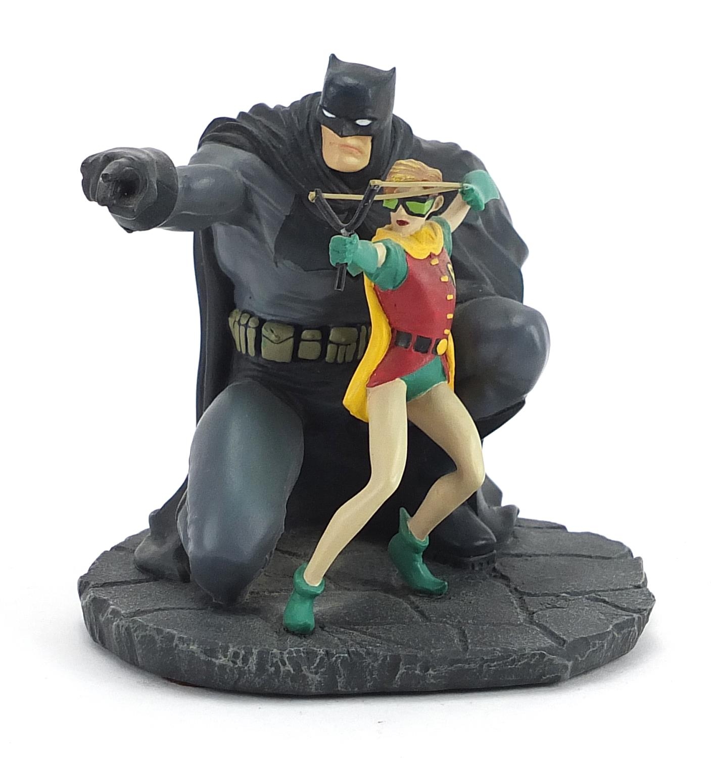 The Dark Knight Returns Batman and Robin collectable figure with box by D C Direct, limited - Image 2 of 4