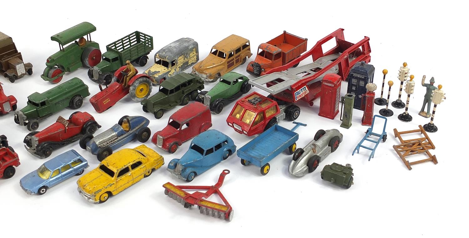 Collection of vintage diecast vehicles including Dinky, Lone Star and Meccano - Image 3 of 3