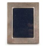Rectangular silver photo frame, Sheffield 2001, 11.5cm x 9cm