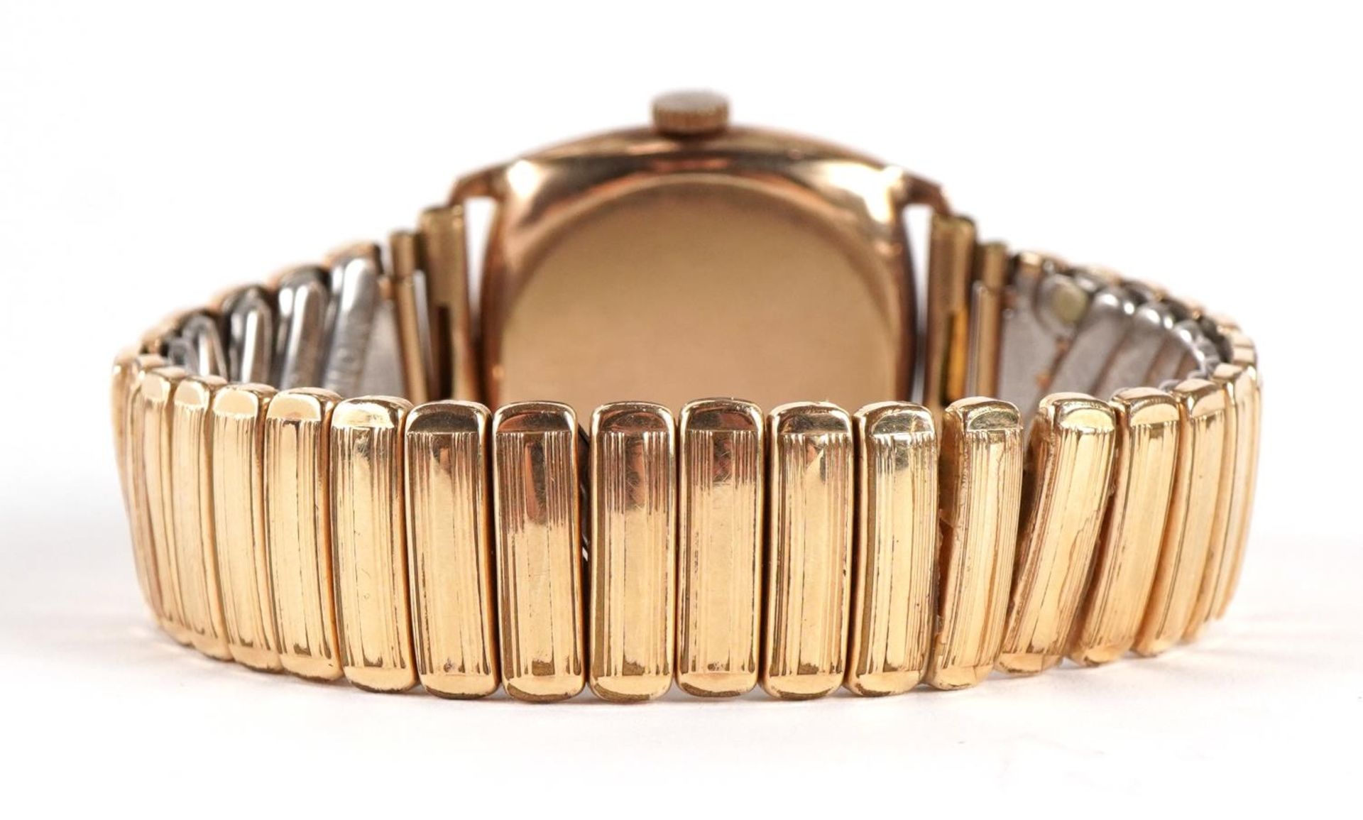 Tudor, vintage gentlemen's 9ct gold wristwatch, the case 28mm wide - Image 3 of 5