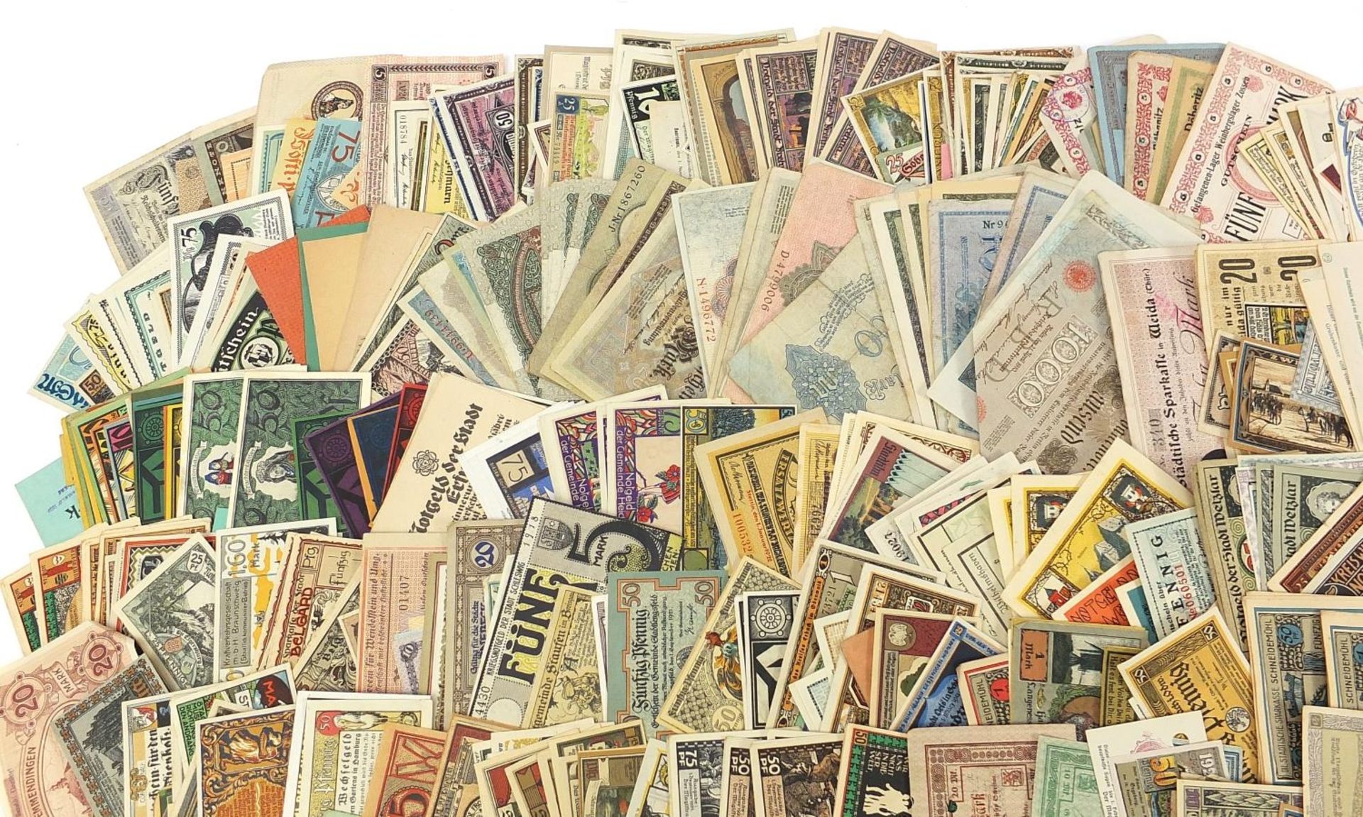 Extensive collection of early 20th century and later German banknotes - Image 2 of 5