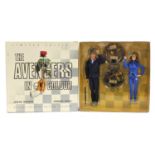The Avengers in Colour Deluxe talking action figures with box, limited edition John Steed and Emma