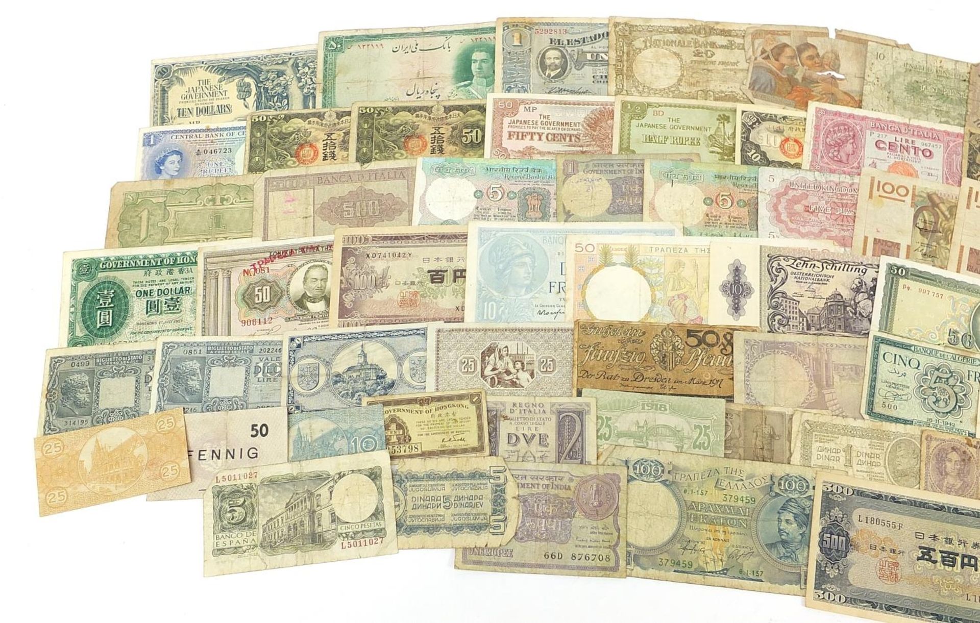Collection of world banknotes - Image 2 of 3