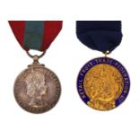 Military interest Elizabeth II Imperial Service medal with case awarded to Charles Cooper and a