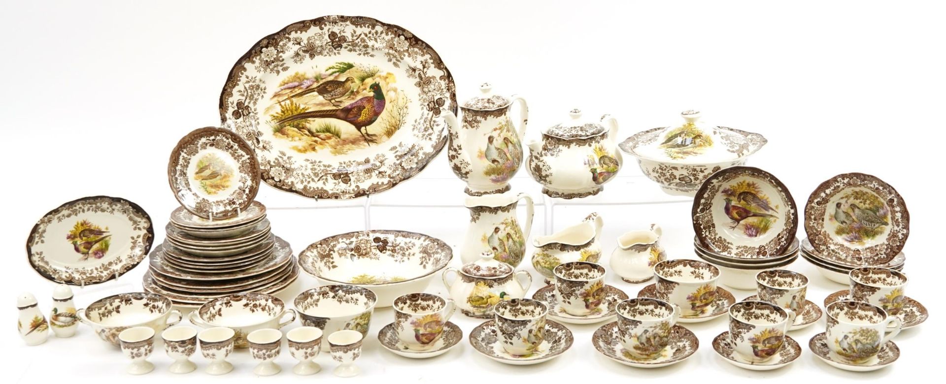 Palissy for The Royal Worcester Group Game Series dinner, tea and coffee ware including teapot,