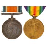 British military World War I pair awarded to 889158A.SJT.J.Y.POMMET.C.F.C.