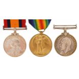 British military family medals comprising Victorian Queen's South Africa medal awarded to MR.H.E.