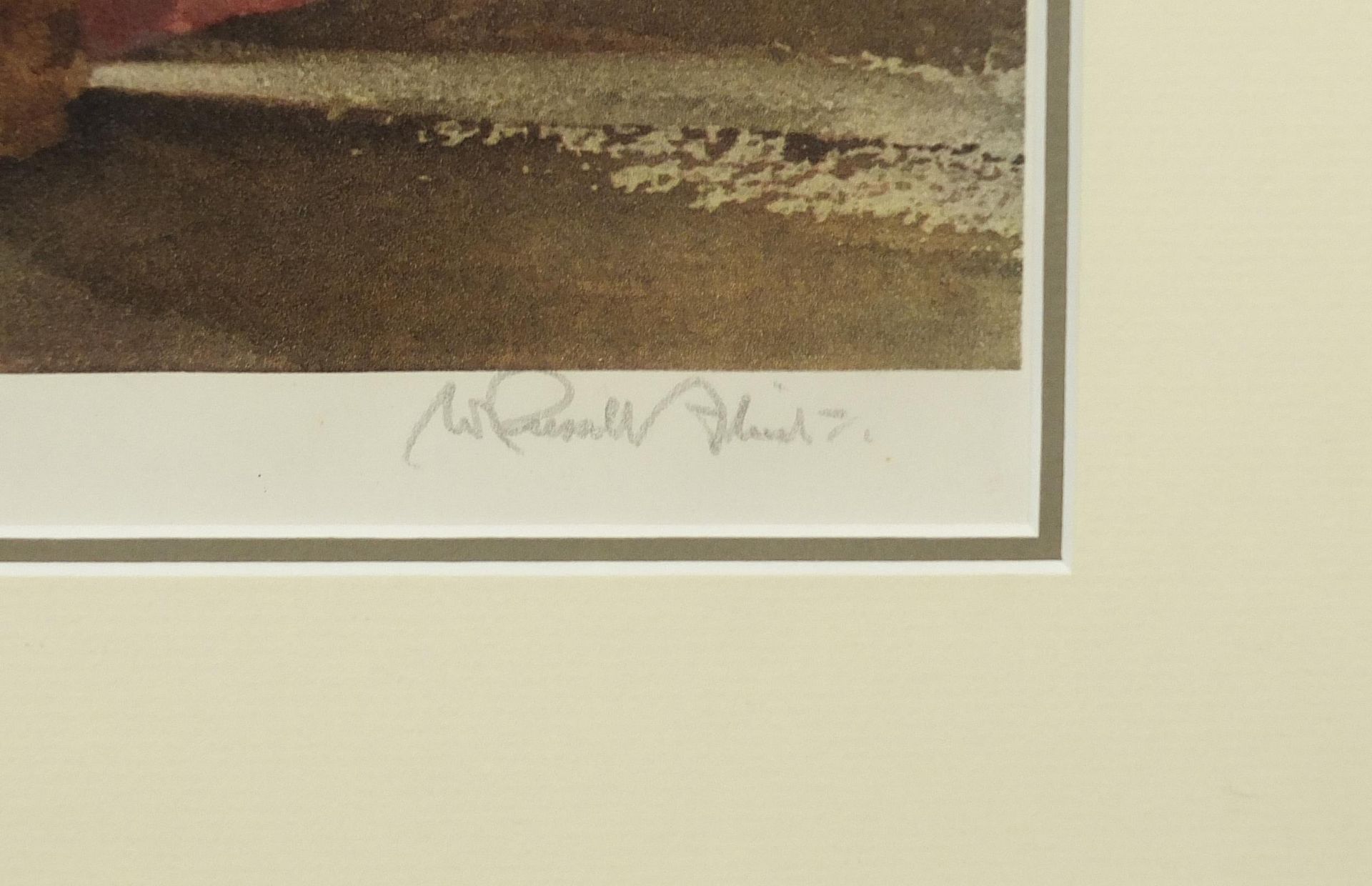 William Russell Flint - Two females before sketches, pencil signed print in colour with blind stamp, - Image 3 of 4