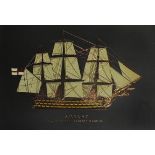 The Victory, One Hundred Guns First Rate Ship, 1765, Naval interest relief panel manufactured by