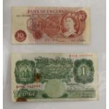 Collection of 19th century and later British and world banknotes including United States of