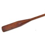 Vintage wooden rowing oar, 182cm in length