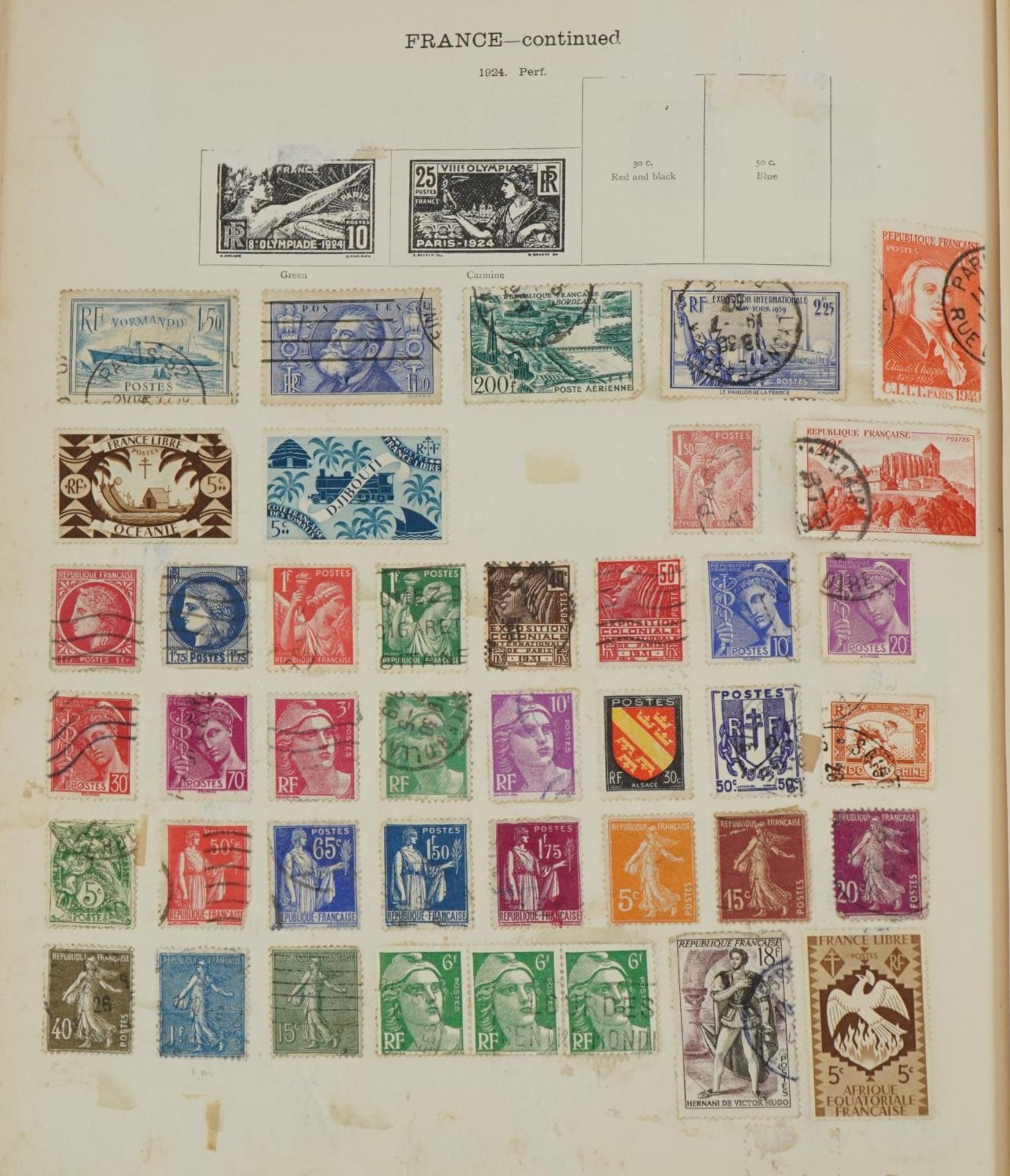 The Ideal Postage Stamp album with some useful commonwealth and world stamps - Image 3 of 5