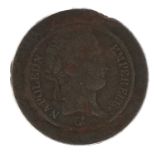 French Napoleon interest medallion, 4.5cm in diameter