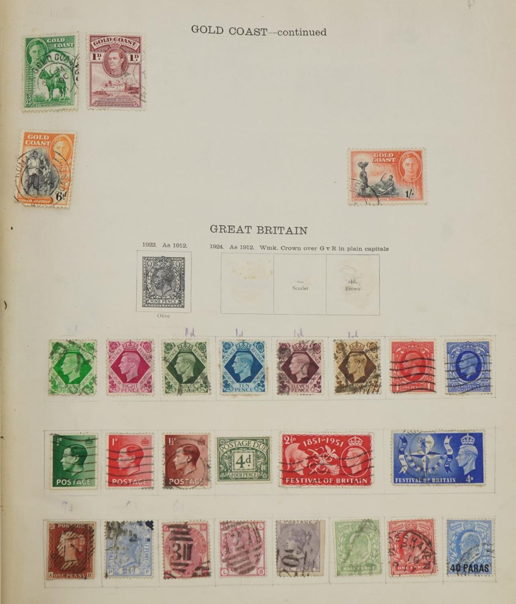 The Ideal Postage Stamp album with some useful commonwealth and world stamps - Image 2 of 5