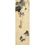 Manner of Qian Songyan - A Moment of Peaceful Life, Chinese ink and watercolour scroll with
