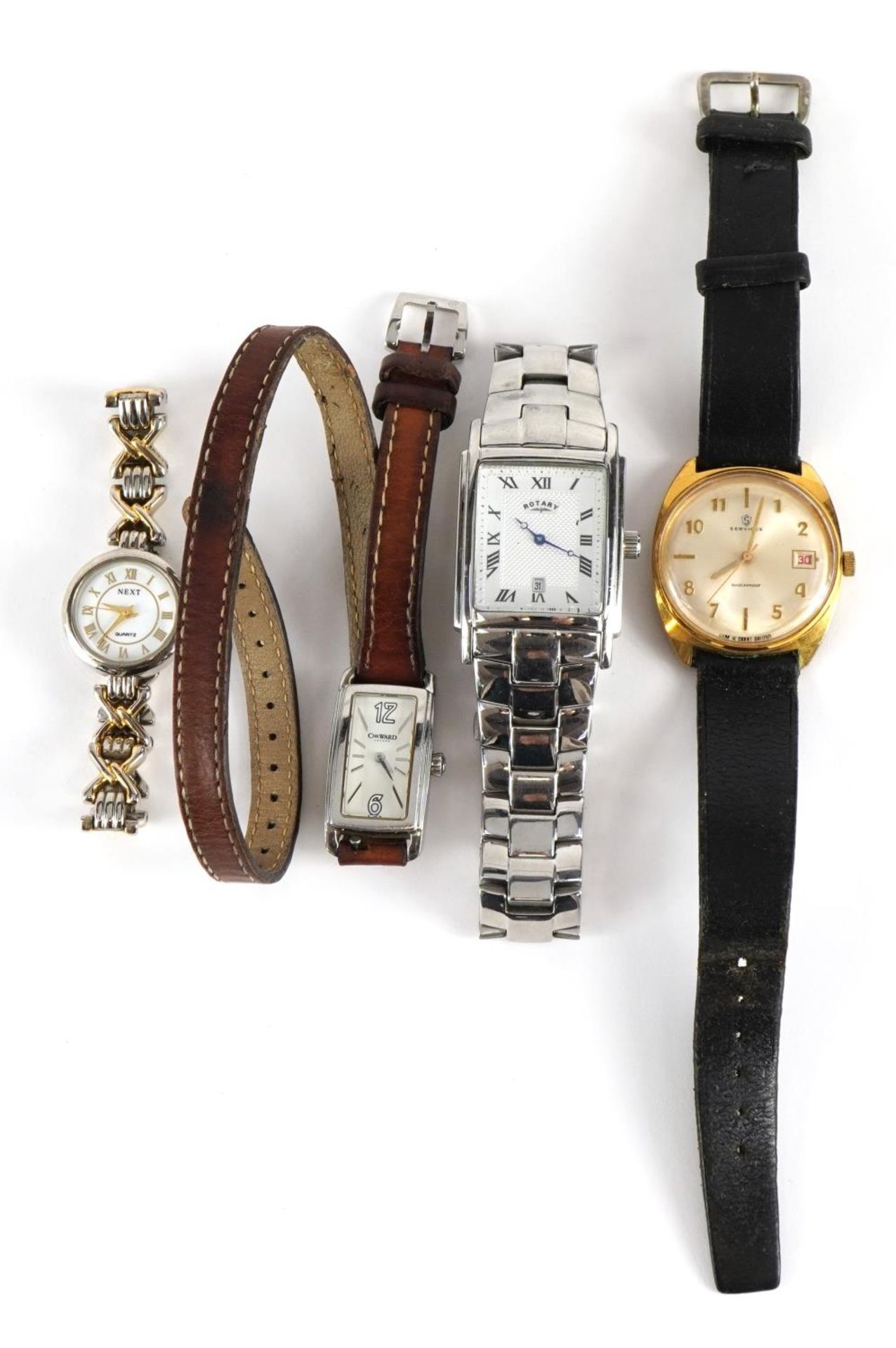 Four ladies and gentlemen's wristwatches including Rotary and Christopher Ward - Image 2 of 3