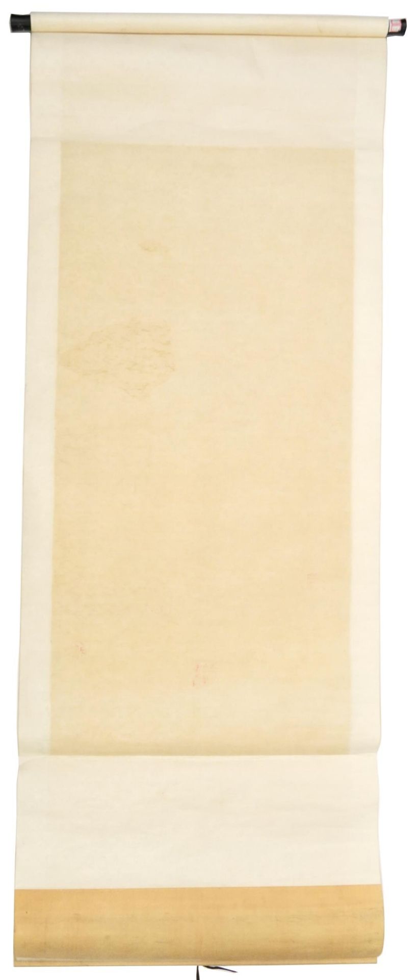 Cursive handwriting, Chinese ink on gilt covered wax paper, Chinese scroll, 133cm x 66cm - Bild 4 aus 4
