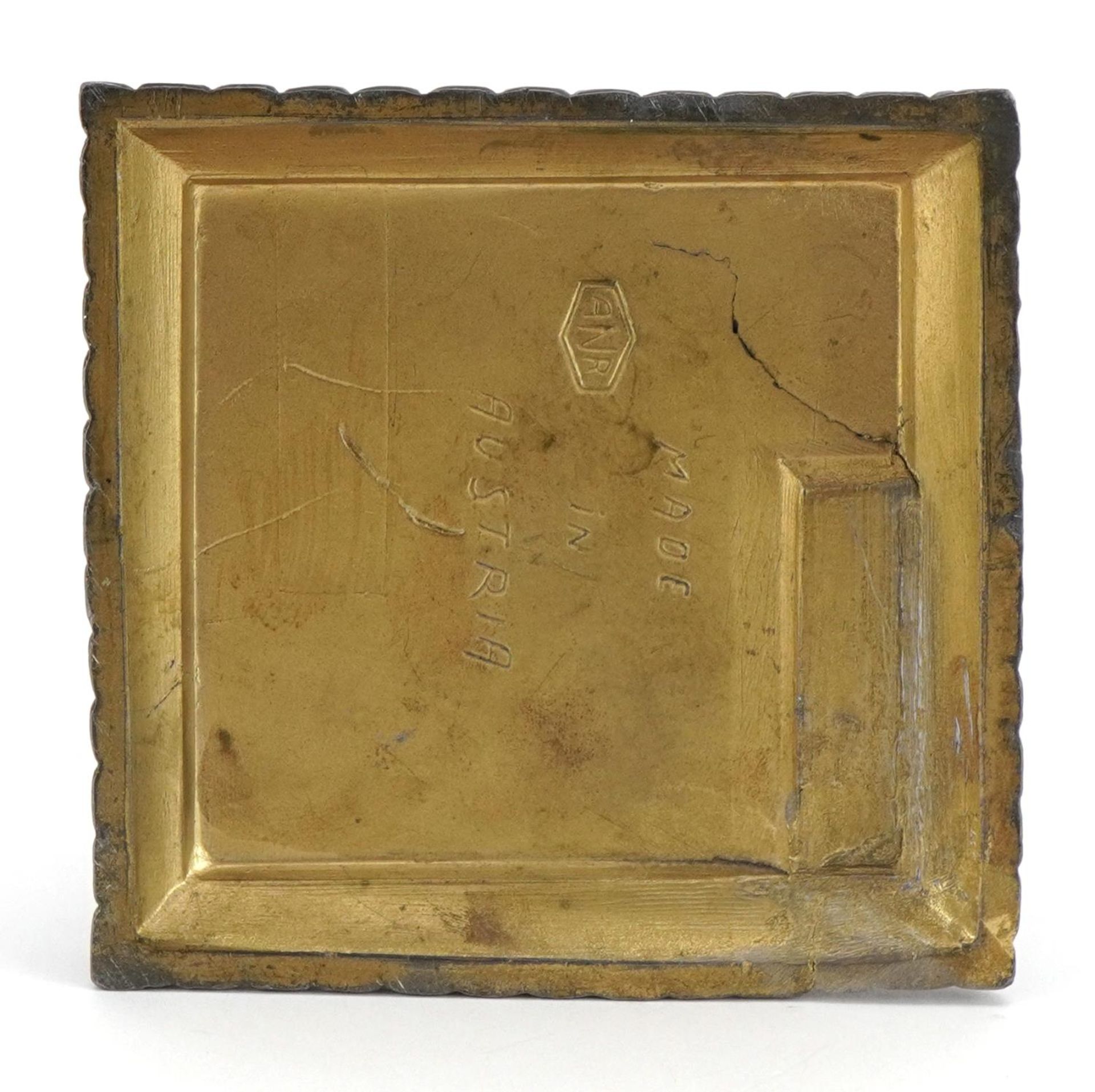 Joseph Lorenzl, Austrian Art Deco cold painted spelter table lighter in the form of a female - Image 4 of 5