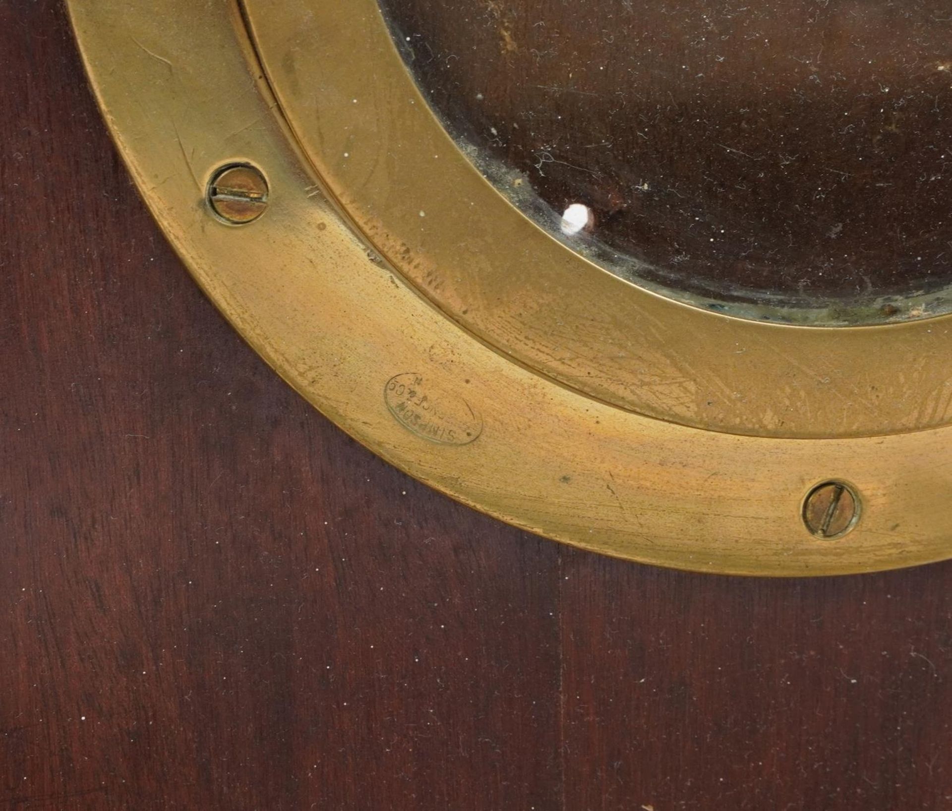 Shippinng interest set of four Simpson Lawrence of Glasgow, bronze portholes and a bronze propeller, - Image 5 of 5