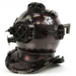 Decorative diver's helmet, 42cm high